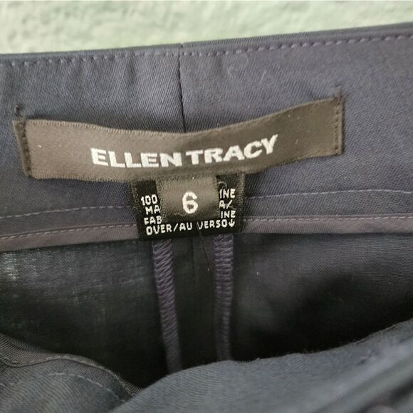 Ellen Tracy 100% wool minimalist elegant career trousers pants - Picture 7 of 14